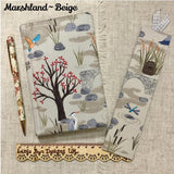 2025 Slim Fabric Diary / Small Planner / Week To View