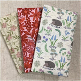 2025 Slim Diary / Fabric Covered Floral Planner / Week To View