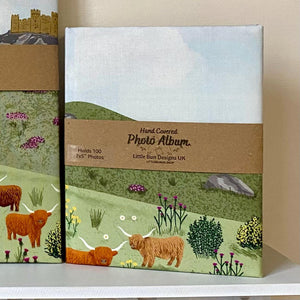 7x5 Photo Album / 100 Photos / Fabric Covered / 7 x 5 Inch Photos