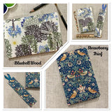 Small Fabric Address Book / Pocket Notebook / Bookmark / Floral Design