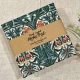 Chunky Note Block / Telephone Pad / Peacock Memo Pad