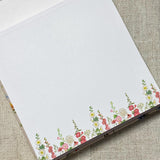 Wildflower Memo Pad / Chunky Note Block / Telephone Pad