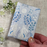 Pocket Address Book / Small Fabric Notebook / Bookmark / Countryside Design