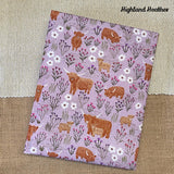 Pocket Address Book / Small Fabric Notebook / Bookmark