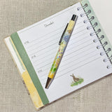 Address & Birthday Book + Pen / Rabbit Fabric / Bunnies