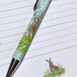 Address & Birthday Book + Pen / Rabbit Fabric / Bunnies