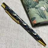 Address & Birthday Book + Pen / Hand Covered Fabric Book / Rainforest