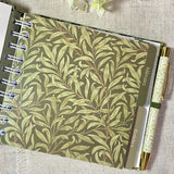 Address & Birthday Book + Pen / Strawberry Thief Fabric Book