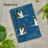 Pocket Address Book / Small Fabric Notebook / Handmade Bookmark