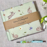 Address & Birthday Book + Pen / Rabbit Fabric / Bunnies
