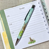 Address & Birthday Book + Pen / Rabbit Fabric / Bunnies