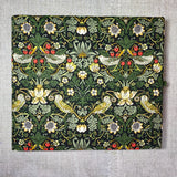Address & Birthday Book + Pen / Strawberry Thief Fabric Book