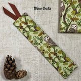 Woodland Bookmarks / Handmade Fabric Bookmark - Little Bun Designs UK