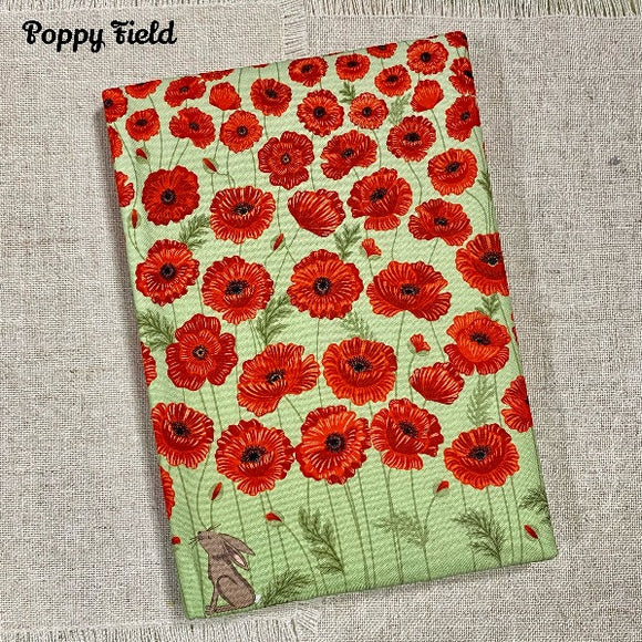 A5 Perpetual Diary With Pen / Fabric Diary / Country Designs - Little Bun Designs UK