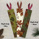 Woodland Bookmarks / Handmade Fabric Bookmark - Little Bun Designs UK