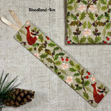 Woodland Bookmarks / Handmade Fabric Bookmark - Little Bun Designs UK