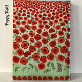 A4 Fabric Covered Notebook / Bookmark