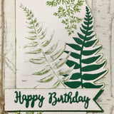 Handmade Botanical Birthday Card / Male Birthday Card - Little Bun Designs UK