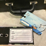 Luxury Luggage Tag / Handmade Travel Accessories - Little Bun Designs UK