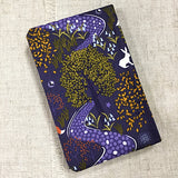 Midnight Woodland Notebook / Fabric Address Book - Little Bun Designs UK