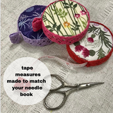 Handmade Needle Book / Sewing Gifts / Floral Fabric Needle Case - Little Bun Designs UK