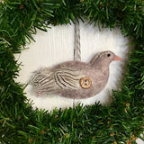 Japanese Quail Christmas Decorations - Little Bun Designs UK