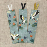 Oriental Crane Fabric Notebook / Address Book - Little Bun Designs UK