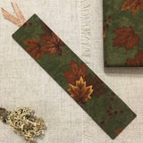 A6 Maple Leaf Fabric Notebook - Little Bun Designs UK