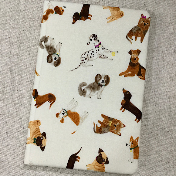 A5 Animal Fabric Notebook / Fabric Bookmark / A5 Sketchbook - Little Bun Designs UK