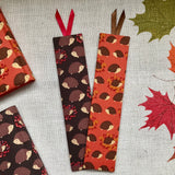 Woodland Bookmarks / Handmade Fabric Bookmark - Little Bun Designs UK