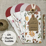 Luxury Winter Landscape Bookmarks / Fabric Covered Bookmarks - Little Bun Designs UK