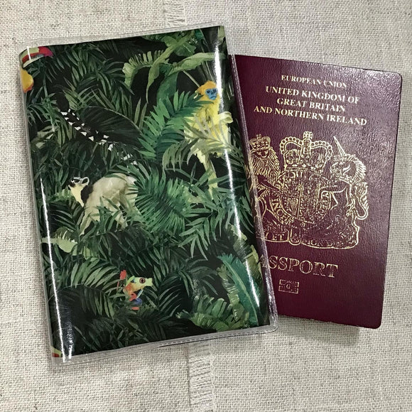 Passport Cover / Fabric Passport Holder / Handmade Travel Wallet - Little Bun Designs UK