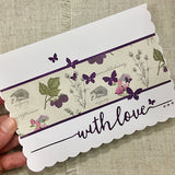 Handmade Card / Autumn Hedgerow - Little Bun Designs UK