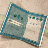 Duck Pond Needle Case / Handmade Needle Book - Little Bun Designs UK
