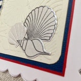 Seaside Birthday Handmade Card - Little Bun Designs UK