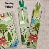 Bookmarks / Handmade Fabric Bookmarks / Country Animal - Little Bun Designs UK