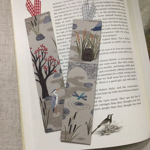 Spring Meadow Bookmarks / Handmade Fabric Bookmarks - Little Bun Designs UK