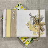 Recipe Journal with Recipe Cards / Rustic Linen Design - Little Bun Designs UK