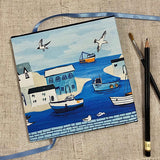 Handmade Artists Watercolour Pad / Harbourside - Little Bun Designs UK