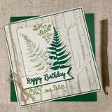 Handmade Botanical Birthday Card / Male Birthday Card - Little Bun Designs UK