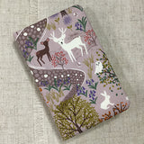 Autumn Woodland Notebook / Fabric Bookmark - Little Bun Designs UK