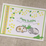 Guinea Pig Birthday Card / Handmade Card / Guinea Pig Gifts - Little Bun Designs UK