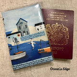Passport Holder / Handmade Travel Wallet / Fabric Passport Cover - Little Bun Designs UK