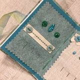 Duck Pond Needle Case / Handmade Needle Book - Little Bun Designs UK