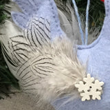 Winter Felt Chicken / Christmas Decoration - Little Bun Designs UK