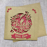 Thank You Card / Personalised - Little Bun Designs UK