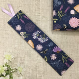 A6 Floral Fabric Notebook / Address Book / Bookmark - Little Bun Designs UK