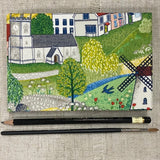Handmade Watercolour Pad / Sketchbook / English Countryside - Little Bun Designs UK