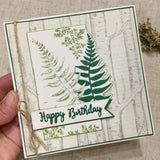 Handmade Botanical Birthday Card / Male Birthday Card - Little Bun Designs UK