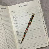A5 Woodland Notebook / Fabric Bookmarks - Little Bun Designs UK